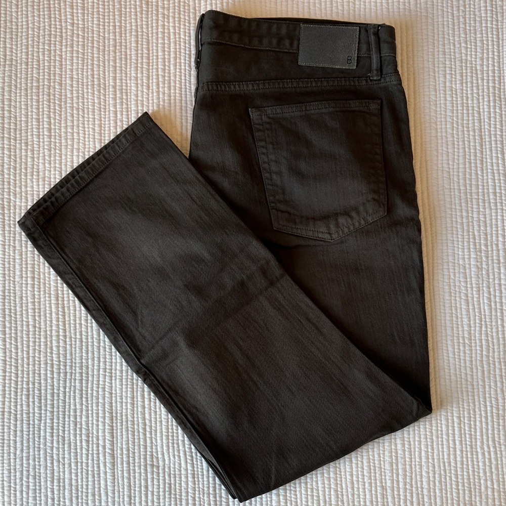 Bonobos Men's Dark Gray Straight Travel Jeans 38/30 American Denim
